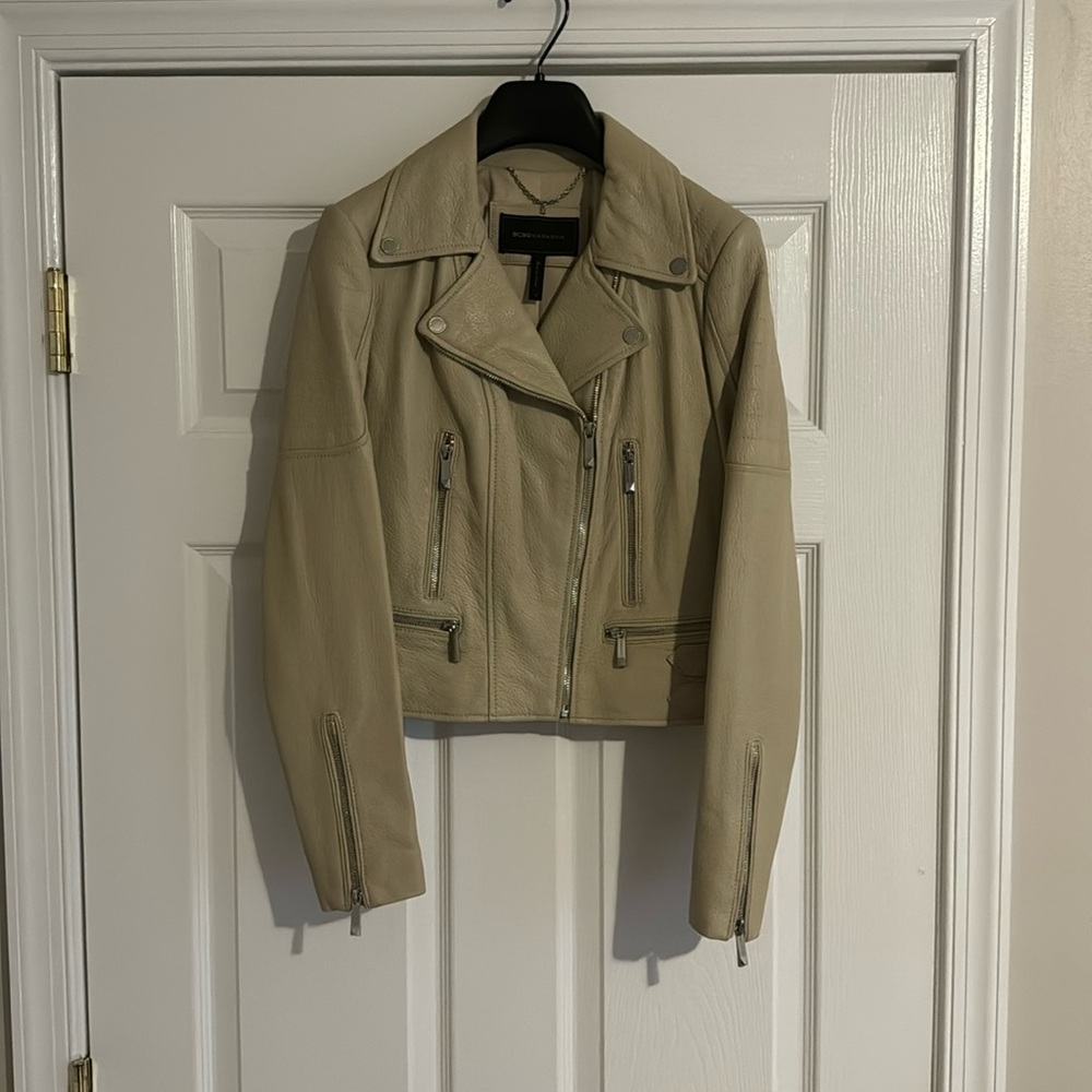 BCBGMaxAzira Women’s Leather Jacket BRAND NEW - S
